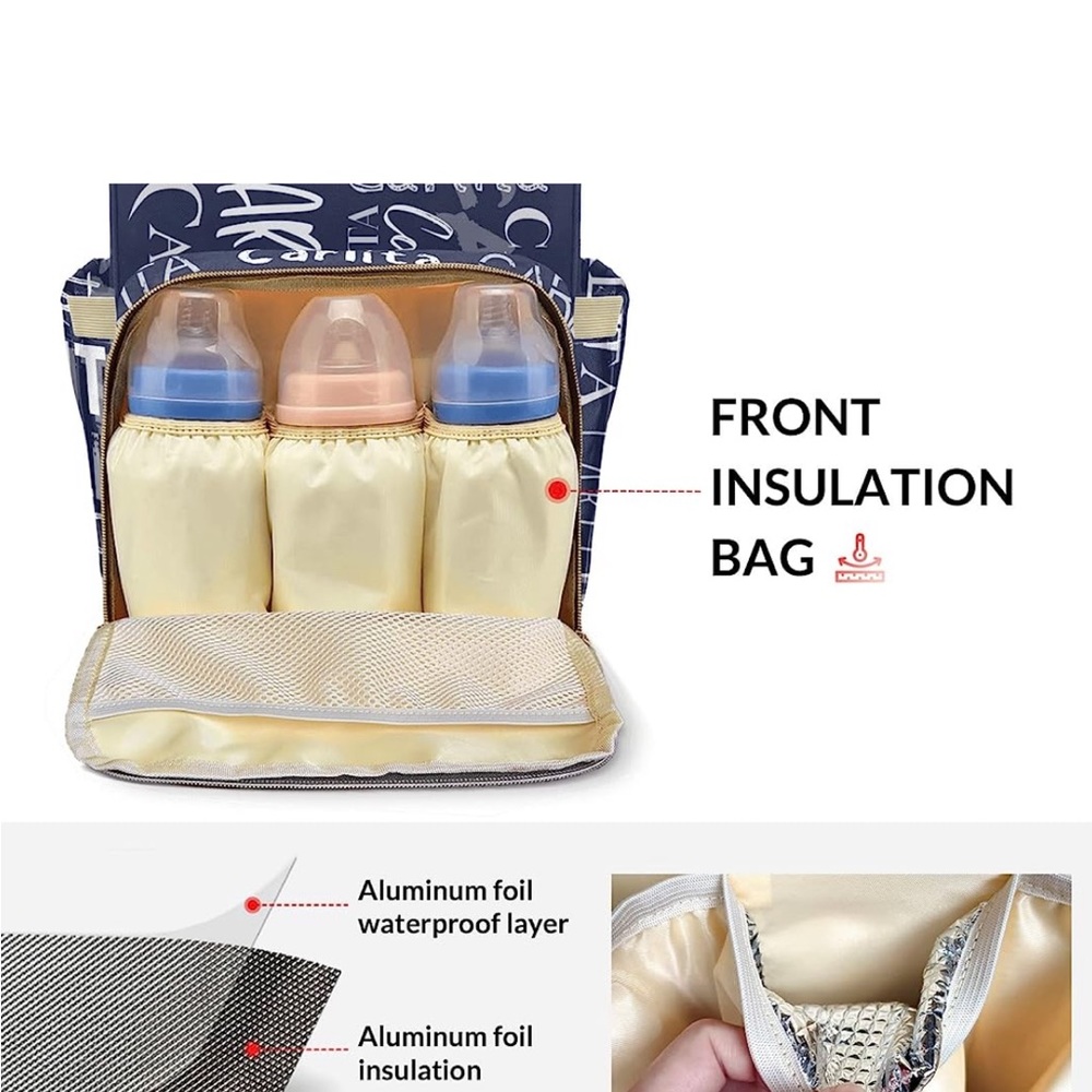 Waterproof Personalized Nappy Backpack Daypack Fo… - image 8